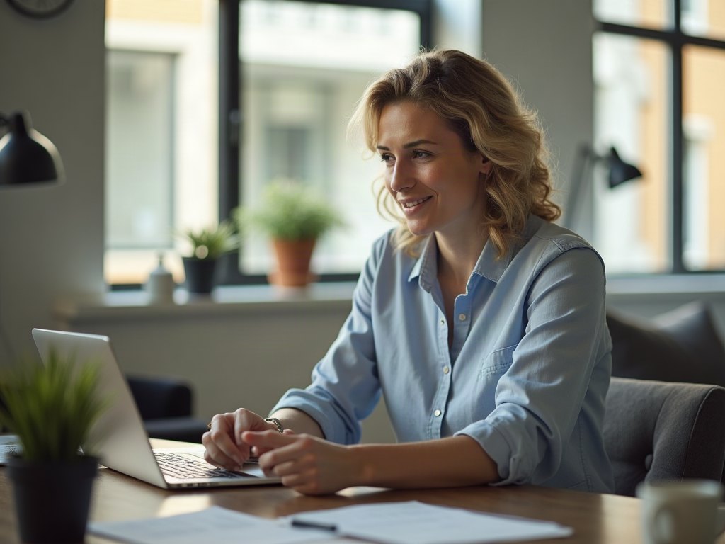 Small business owner reviewing live call and lead activity